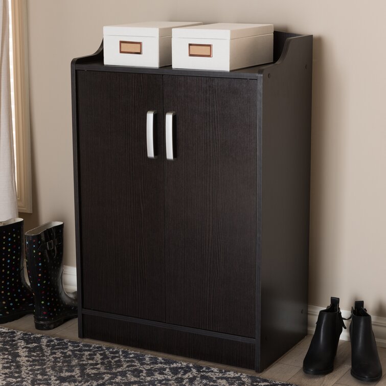 Winston porter shoe store storage cabinet